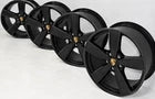 22” PORSCHE CAYENNE 9Y0 SATIN BLACK SPORT CLASSIC Factory OEM WHEELS RIMS