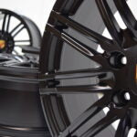 20" Porsche 981 Cayman Boxster Spyder SATIN BLACK Factory OEM Wheels Rims