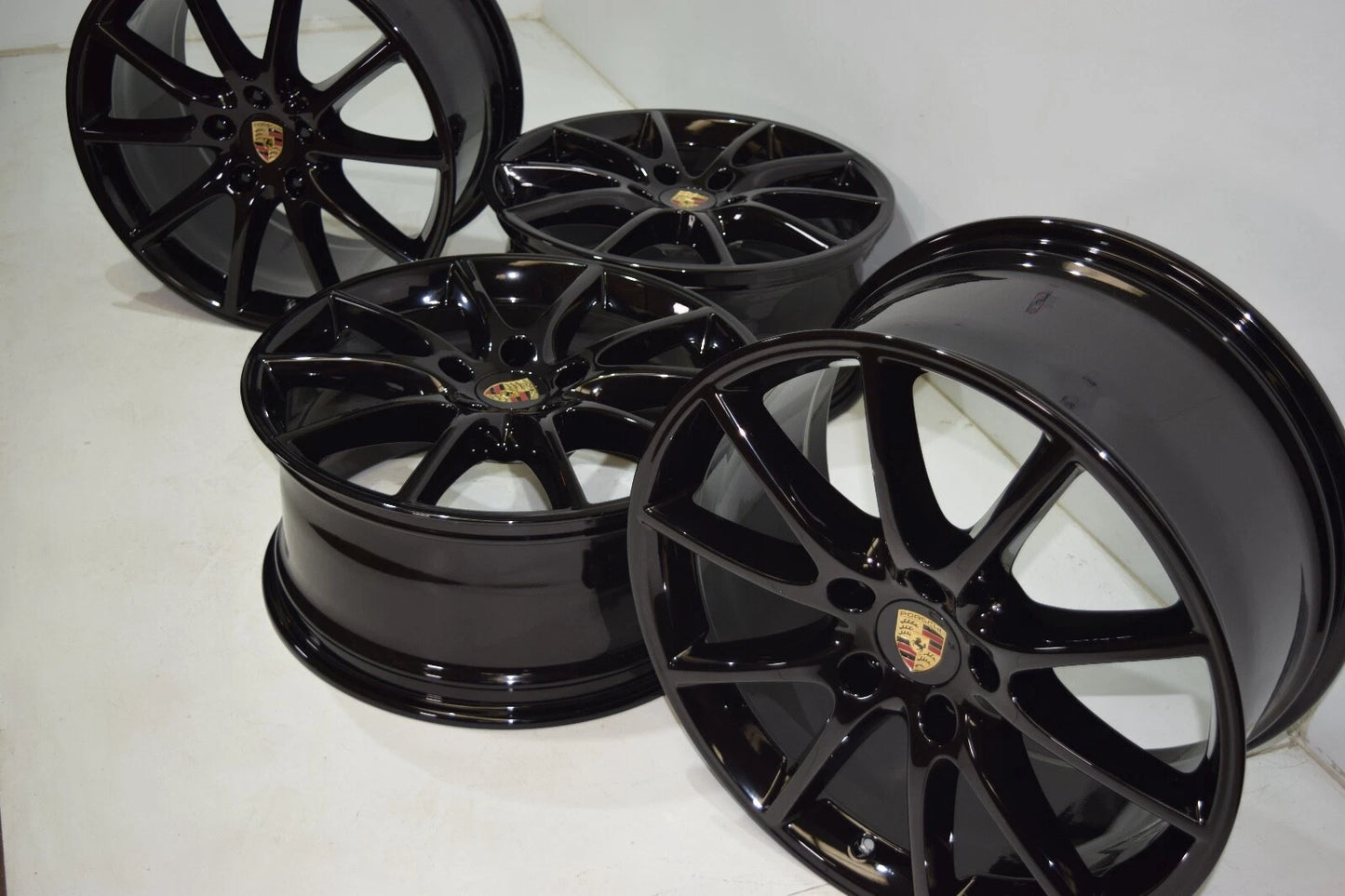 20" PORSCHE CAYENNE 2019- 2025 Black Factory OEM original wheels rims