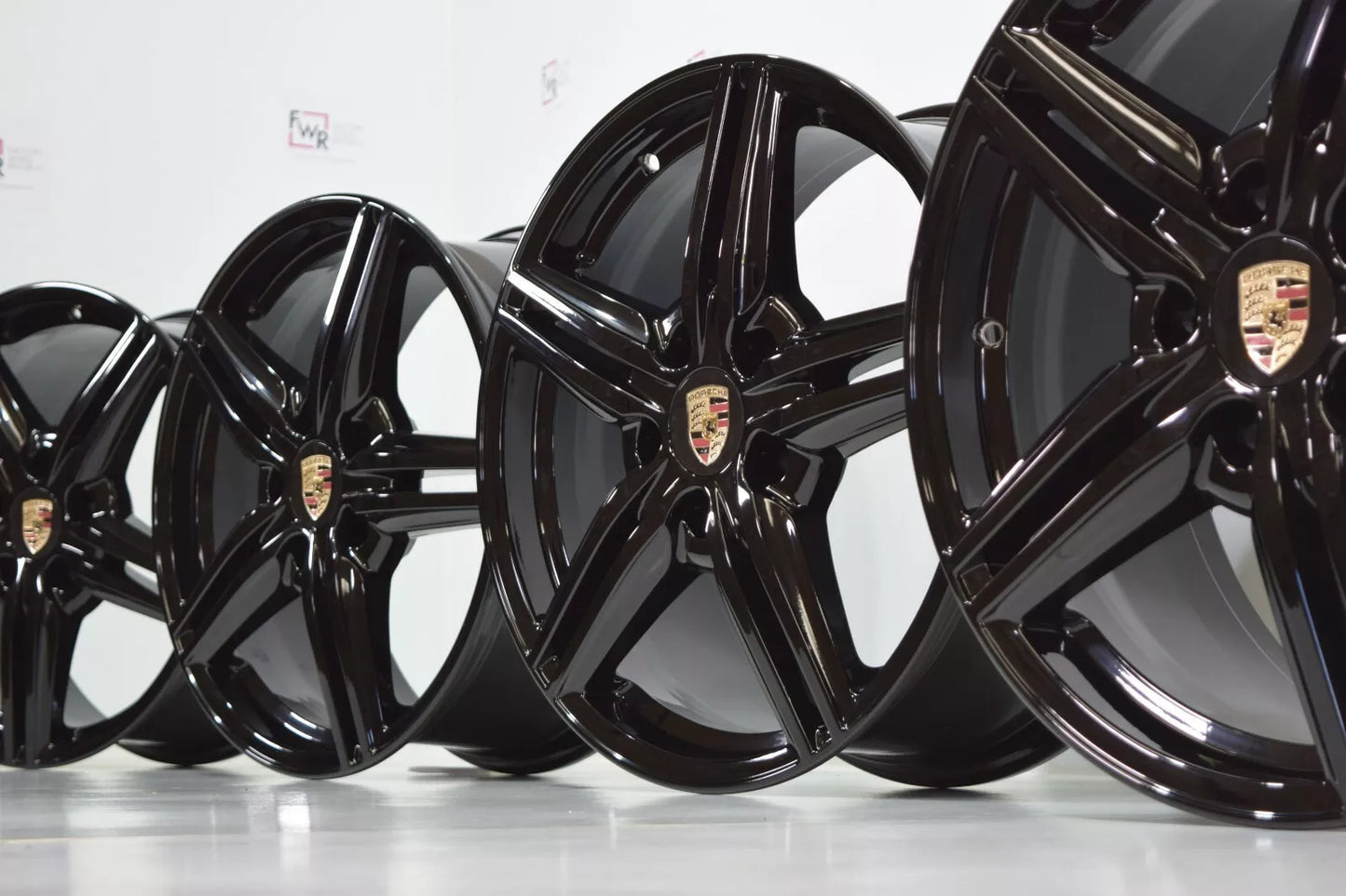 19” Porsche Cayenne Black Factory OEM Wheels Rims 958362146009A1