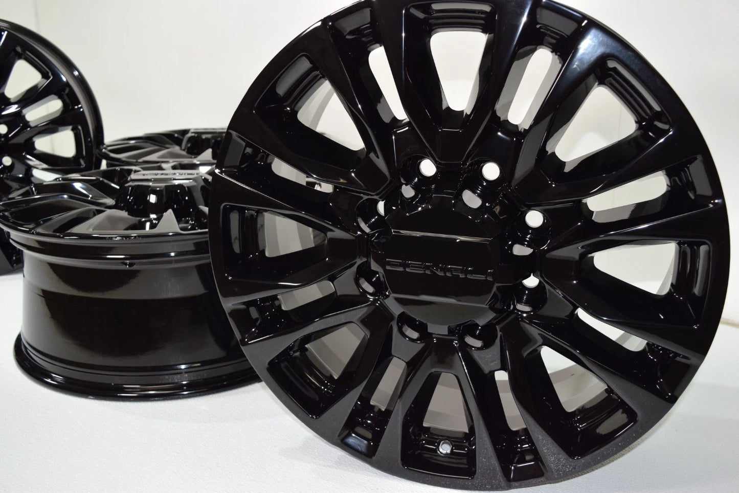 20" GMC 2500 3500 Denali black 2500 3500 Factory OEM wheels rims 5961