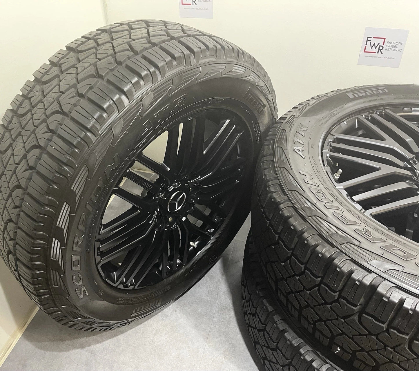 22" Mercedes G63 AMG 4x4² Wheels Rims Tires Factory OEM Pirelli Scorpion ATR