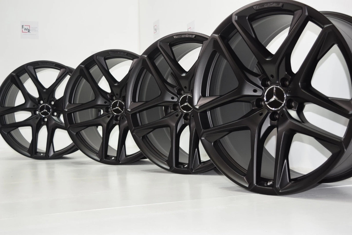 21" Mercedes G63 G550 BLACK FACTORY OEM G Class Wheels Rims Authentic