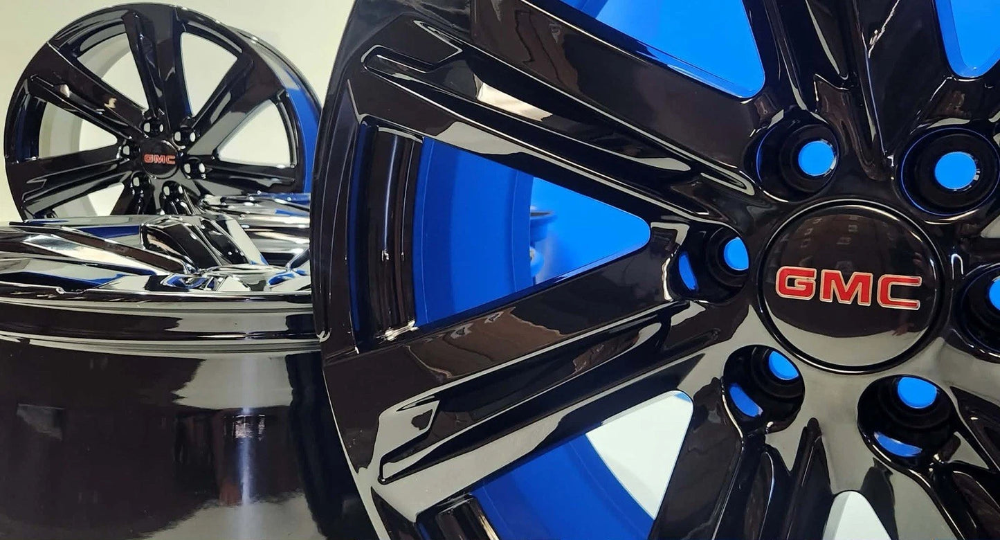 24” GMC Sierra Yukon 1500 GM Factory OEM Wheels Rims 84949596 Gloss Black