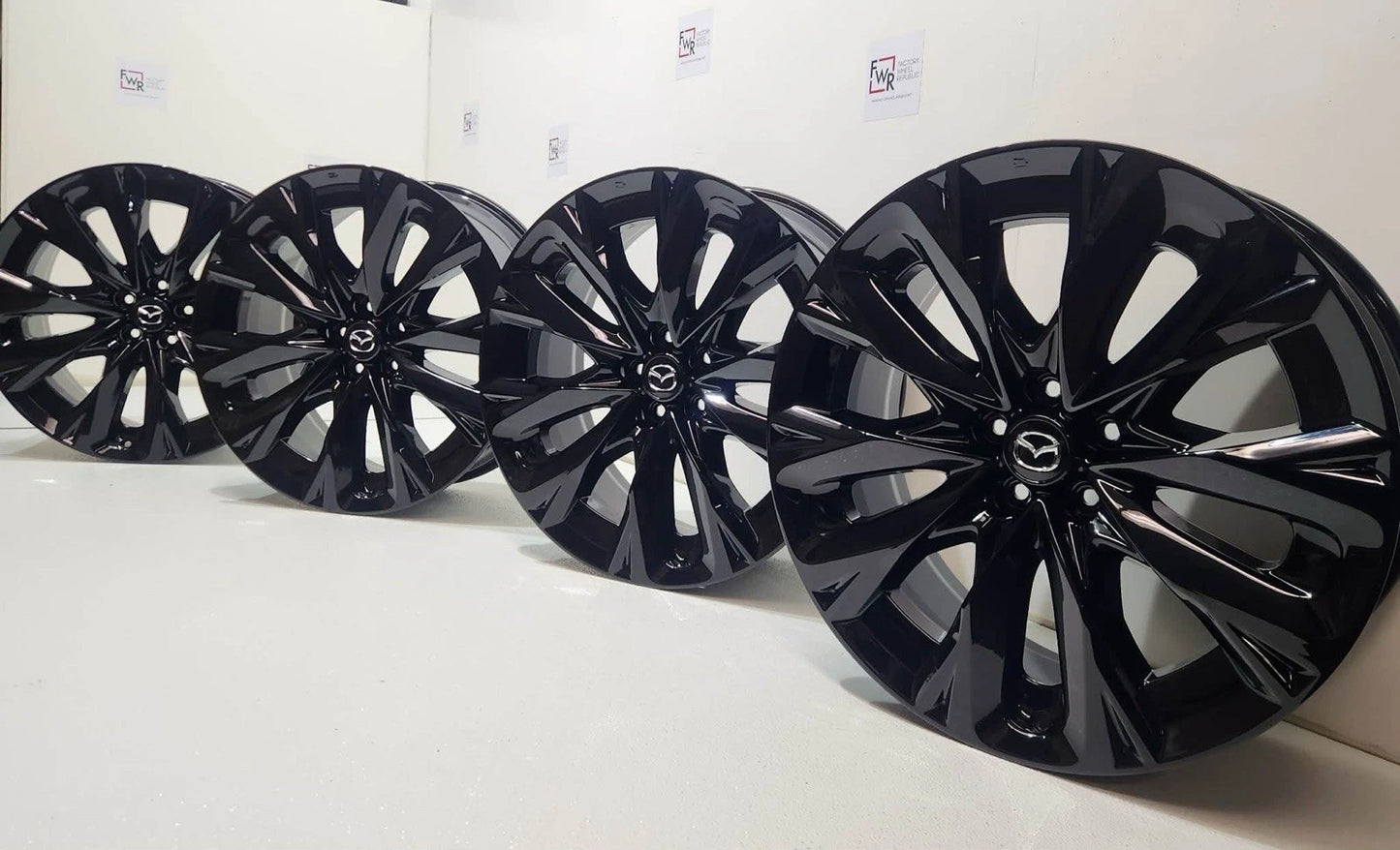 Mazda CX-90 2024 2025 26 21" Factory OEM Wheels Rims Black 9965029510 9965019510