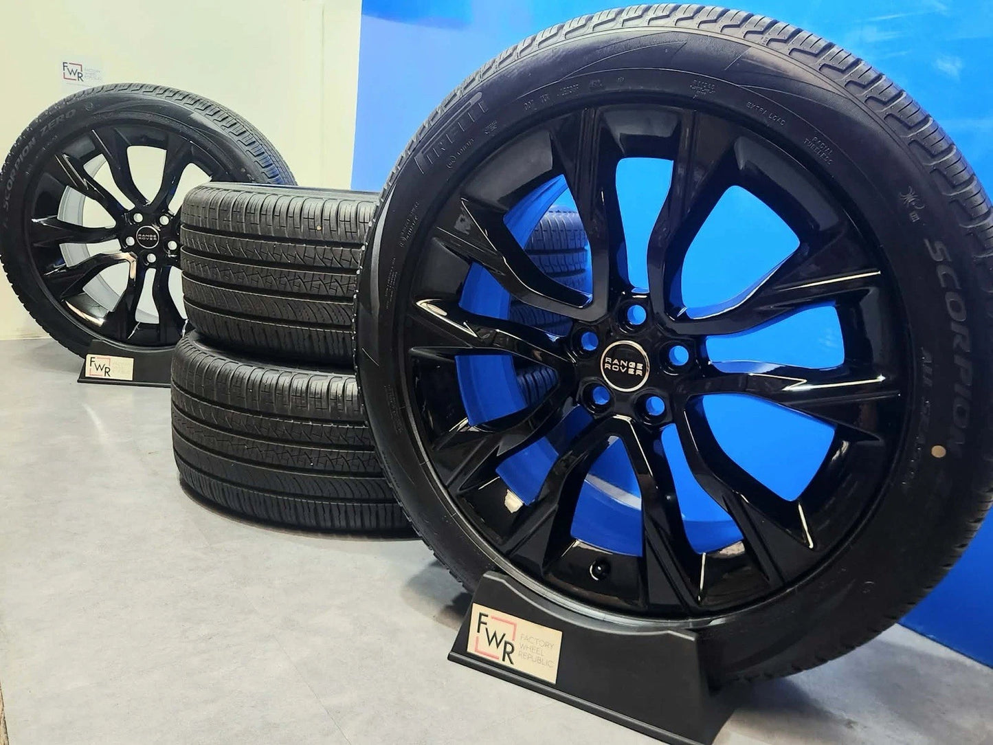 22” Land Rover Range Black Factory OEM Wheels & Tires Rims Discovery LR099144