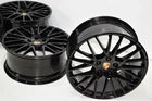 21" Porsche Cayenne GTS OEM RS Spyder Original Factory Stock Wheels Rims Black