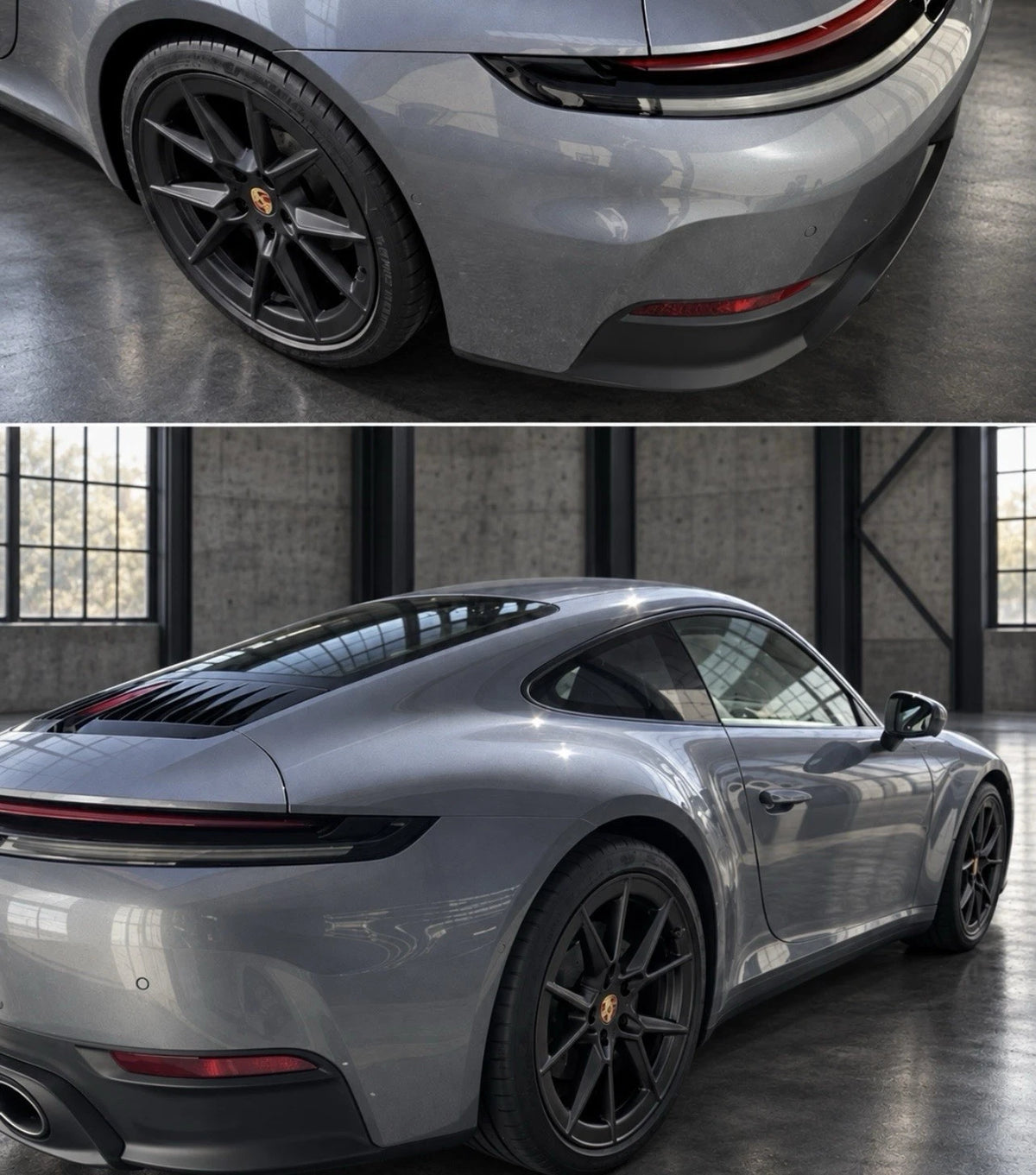 20" 21" Porsche 992 992.2 II Factory OEM Carrera S GTS C2 C4 Wheels Satin Black