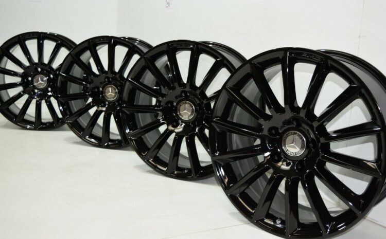 20” Mercedes AMG S550 S560 S580 gloss Black Factory OEM Original Wheels Rims