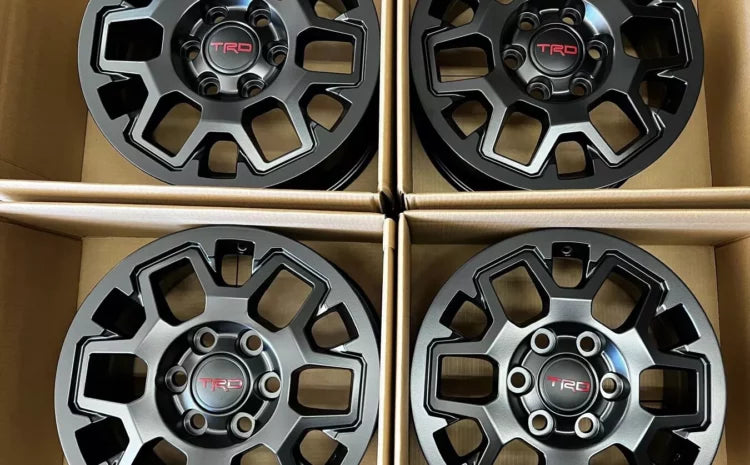 17" Black TOYOTA TACOMA TRD FACTORY OEM 17 WHEELS RIMS Only Fits 2024-2026