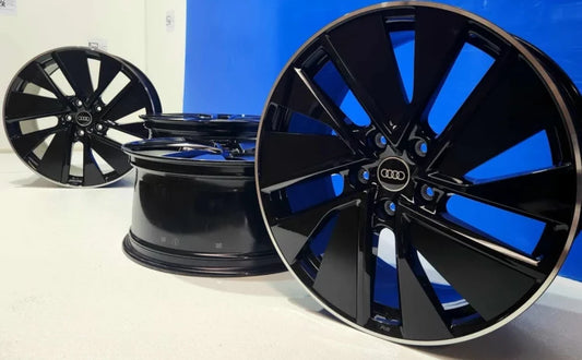 21" AUDI E-TRON GT Black Factory OEM wheels rims Authentic Original 2022-2026