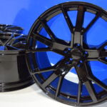 22" Audi Q8 SQ8 SQ7 Black 2019 2020 2021 2022 2023 2024 2025 2026 96815 Factory OEM wheels rims
