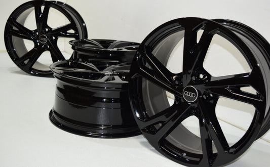 20" AUDI E-TRON GT RS Authentic Factory OEM RIMS GLOSS BLACK 21 2022 2023 2024 2025