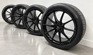 19” 20” Mclaren 765LT 765 LT Factory OEM Wheels and Tires Rims Gloss Black
