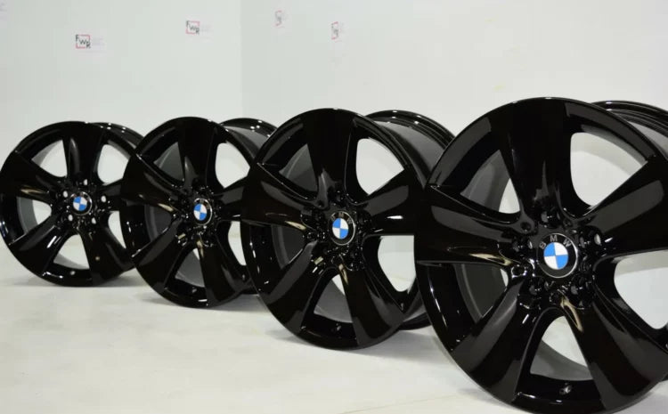 BMW 5 SERIES 528i 535i 525i 17" FACTORY OEM WHEELS BLACK 2011-2017 6790172 71402