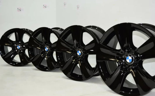 BMW 5 SERIES 528i 535i 525i 17" FACTORY OEM WHEELS BLACK 2011-2017 6790172 71402