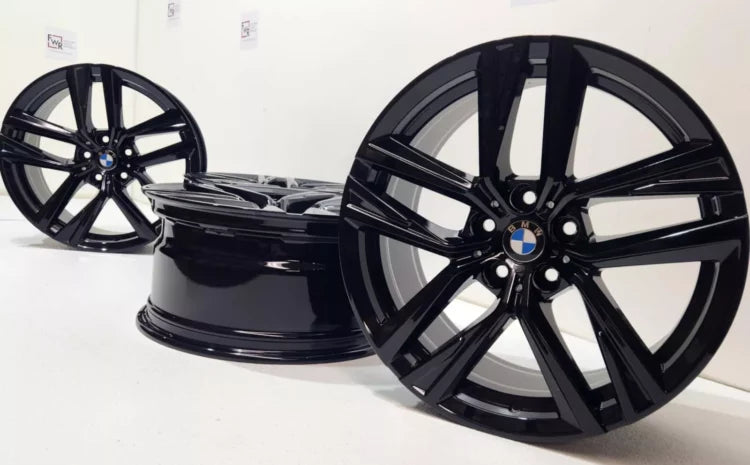 18" BMW 330i 430i Factory OEM 4 5 Series Black wheels rims 2021 2022 2023 2024 2025