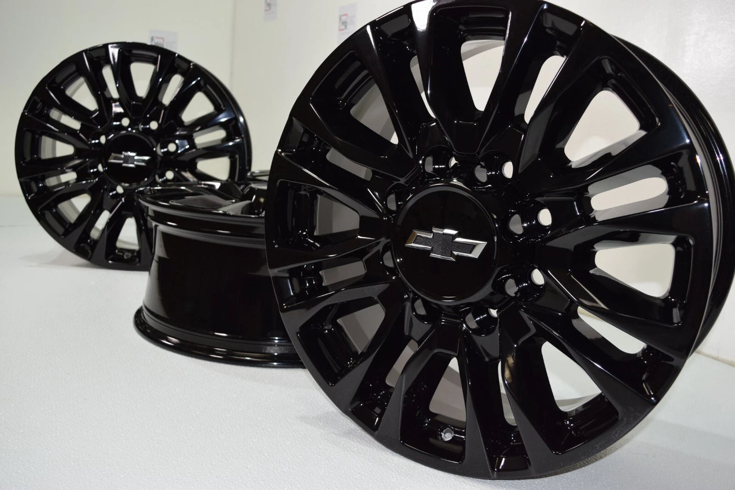 20" Chevy Silverado High Country black 2500 3500 Factory OEM wheels rims 5961
