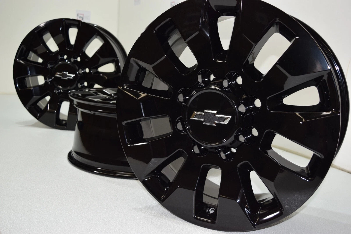 Share 20" CHEVY Silverado 2500 HD 3500 OEM FACTORY WHEELS RIMS 2022 2023 24 Black GMC