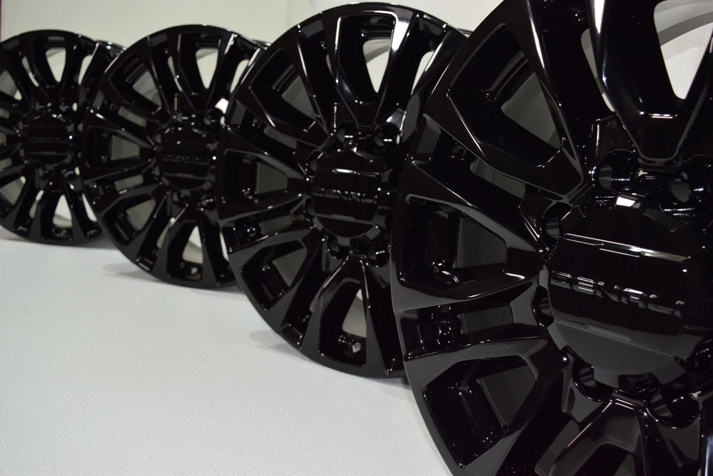20" GMC 2500 3500 Denali black 2500 3500 Factory OEM wheels rims 5961
