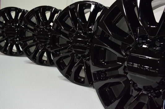 20" GMC 2500 3500 Denali black 2500 3500 Factory OEM wheels rims 5961