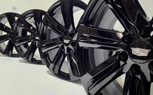 24” Cadillac Escalade Factory OEM Original Wheels Rims 84949596 Black