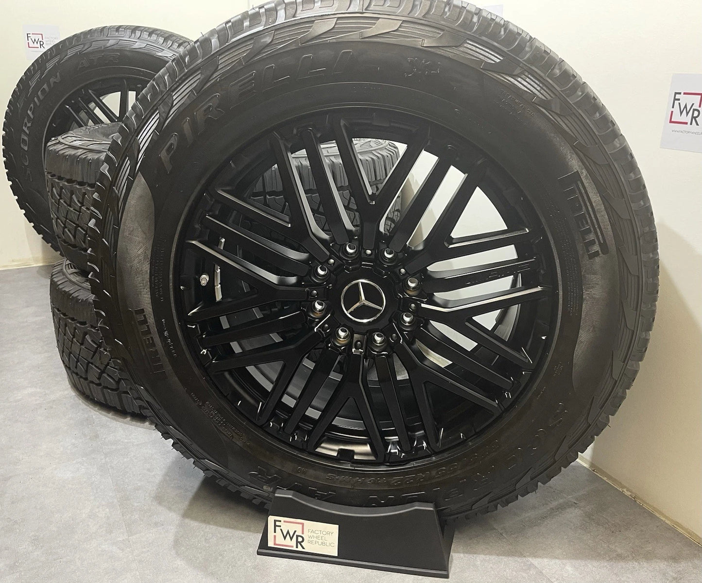22" Mercedes G63 AMG 4x4² Wheels Rims Tires Factory OEM Pirelli Scorpion ATR