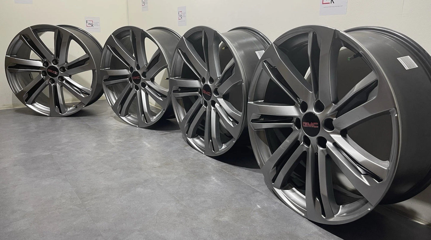 24” GMC Yukon Sierra 1500 Factory OEM Original Wheels Rims 84949596 Gray