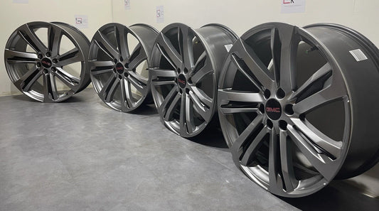 24” GMC Yukon Sierra 1500 Factory OEM Original Wheels Rims 84949596 Gray