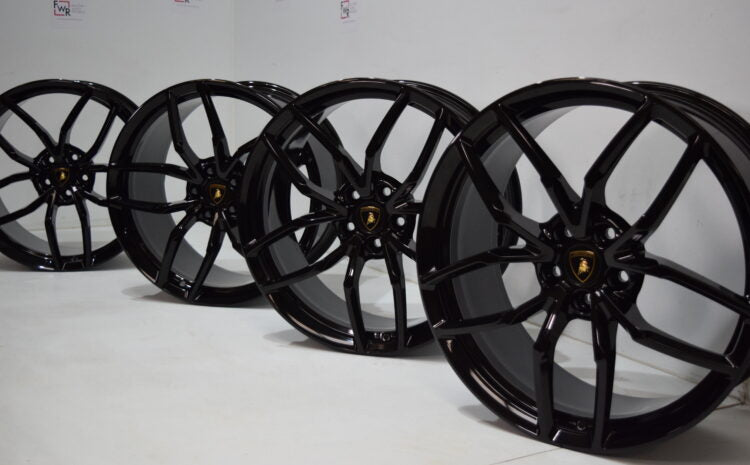 20" Lamborghini Huracan black rims wheels Factory OEM Genuine Original Mimas
