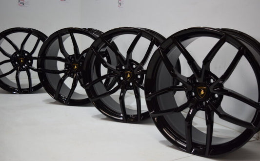 20" Lamborghini Huracan black rims wheels Factory OEM Genuine Original Mimas