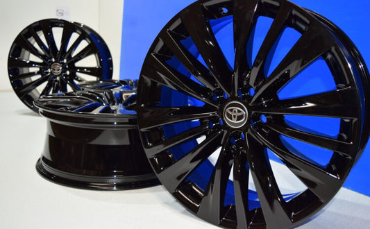 20” Toyota Highlander Black 2021- 2026 Factory OEM Wheels Rims 4261A0E140