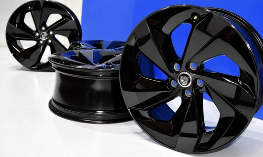 19″ Jaguar F-Pace XF Wheels Rims Factory OEM Black 2020 2021 2022 2023 2024