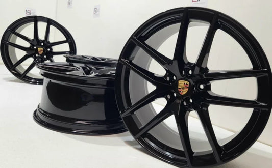 20" Porsche Macan Factory OEM Black Wheels Rims 2022 2023 2024 2025 2026