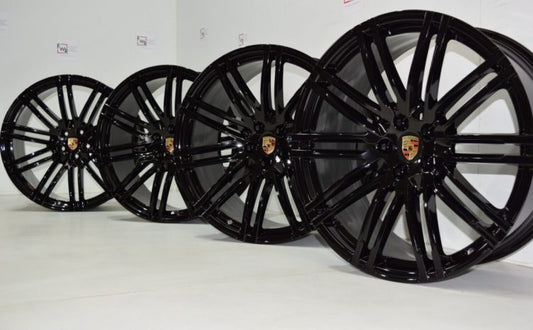 21" Porsche Macan 21-inch Turbo III Factory OEM Authentic Black wheels rims