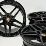 18" PORSCHE MACAN RIMS Factory OEM GLOSS BLACK WHEELS RIMS 18 inch GENUINE