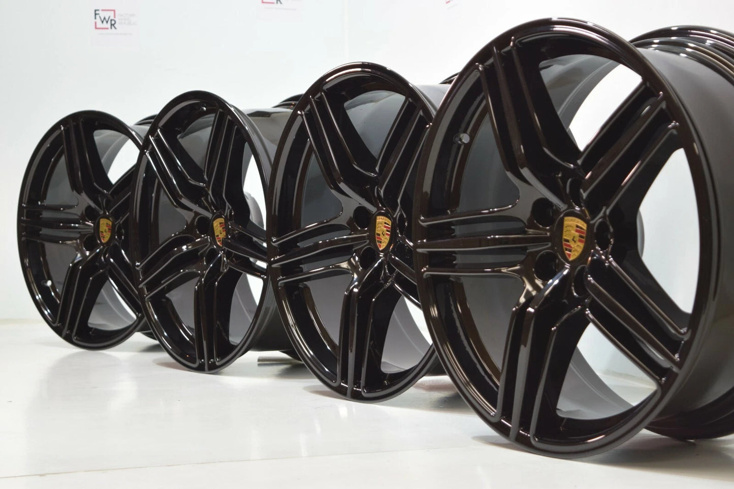 19” Porsche Macan Factory OEM Wheels Rims Black Original Set Fits All Years