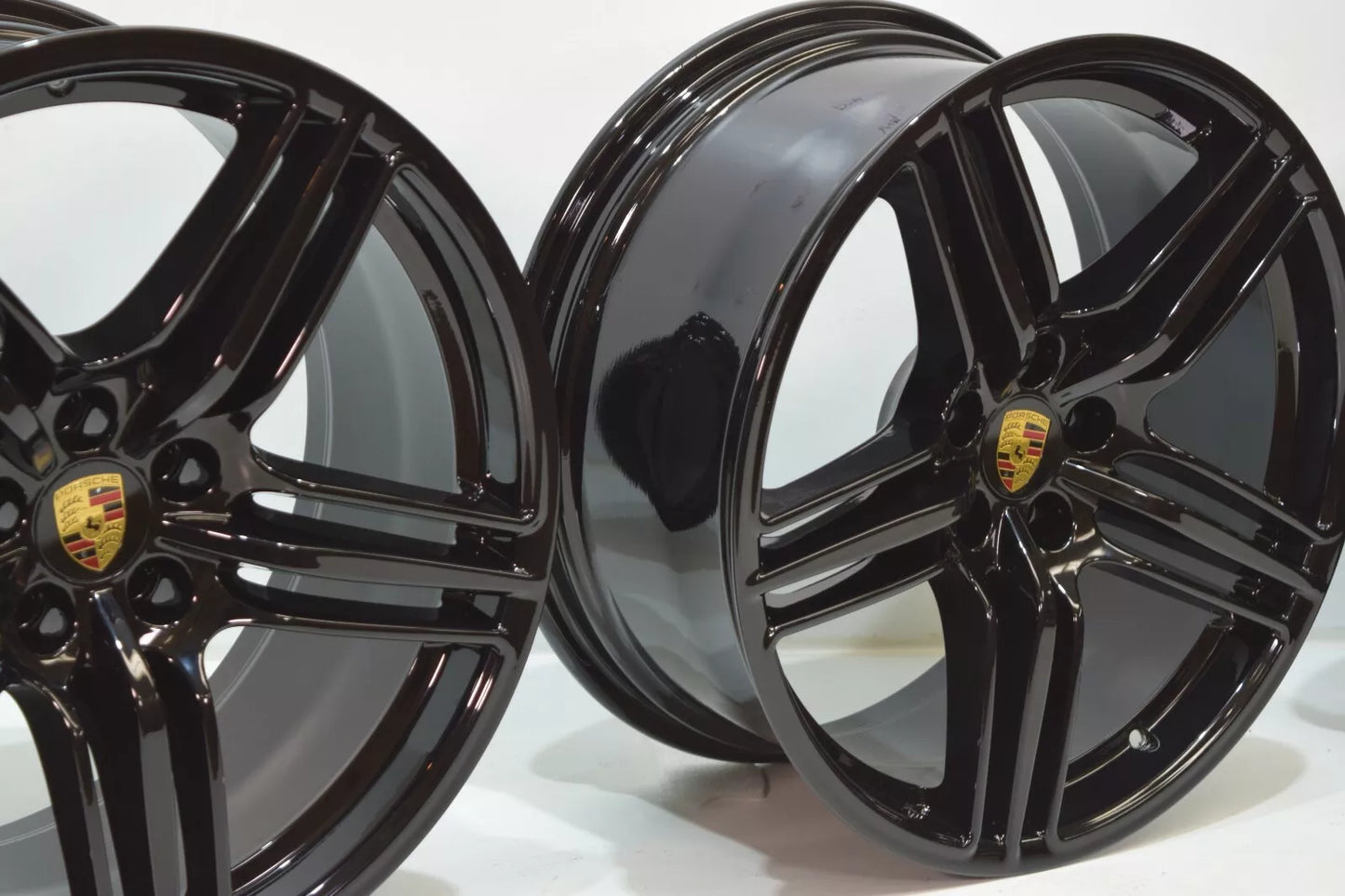 19” Porsche Macan Factory OEM Wheels Rims Black Original Set Fits All Years