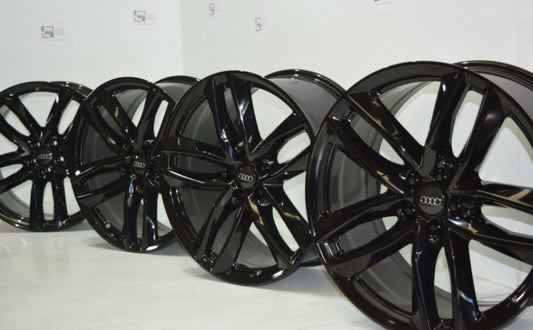 21” Audi Q7 SQ7 Factory OEM Wheels Black 21 x 9.5 RS7 S8 A8 S8 Genuine 59012