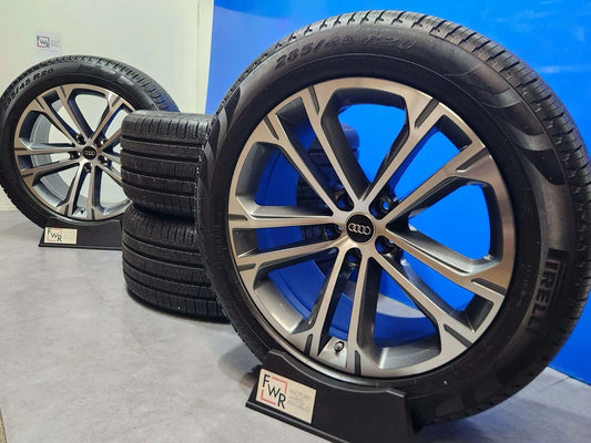20” Audi Q7 SQ7 Factory OEM Original Wheels Rims with Pirelli Run Flat Tires