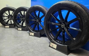 22” Audi RSQ8 SQ8 Q8 4M8601025AM Factory OEM Original Gloss Black wheels and tires