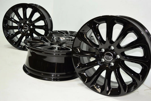 20" LAND ROVER RANGE ROVER Black OEM Factory Original Alloy Wheels Rims 72317