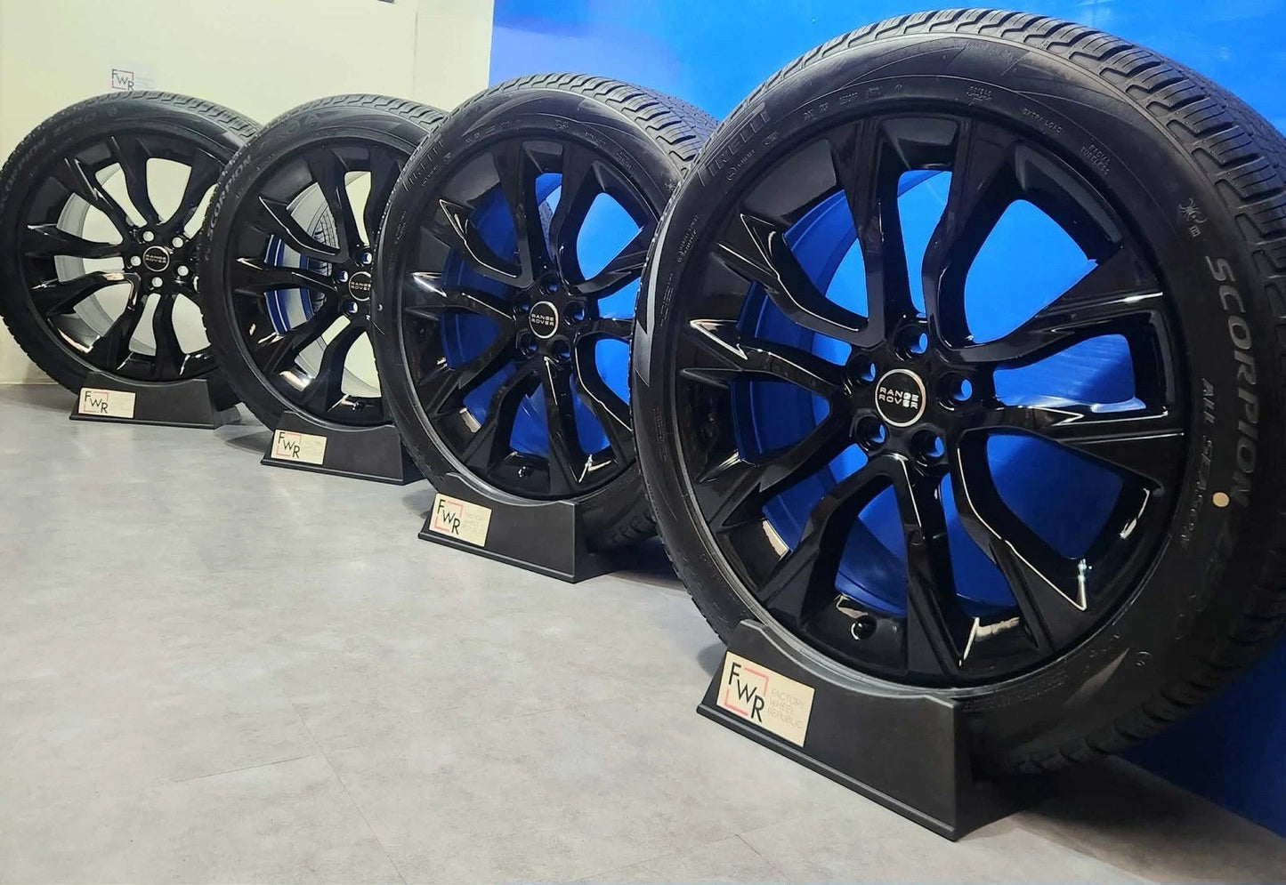 22” Land Rover Range Black Factory OEM Wheels & Tires Rims Discovery LR099144