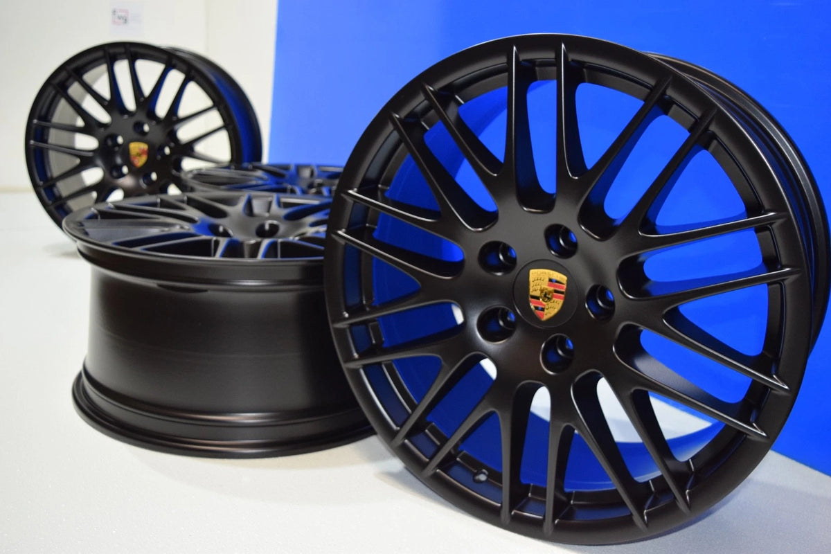 20" Porsche Cayenne 958 RS Spyder Black Wheels Rims Factory OEM BBS 2011-18