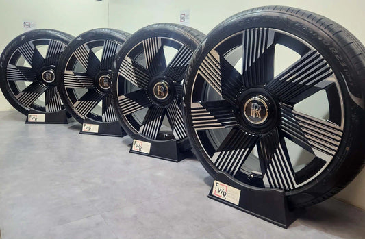 23" Rolls-Royce Spectre Factory OEM original wheels rims tires 2024 2025 2026