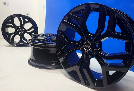 21” RANGE ROVER EVOQUE VELAR Factory OEM Wheels Rims Gloss Black LR114518