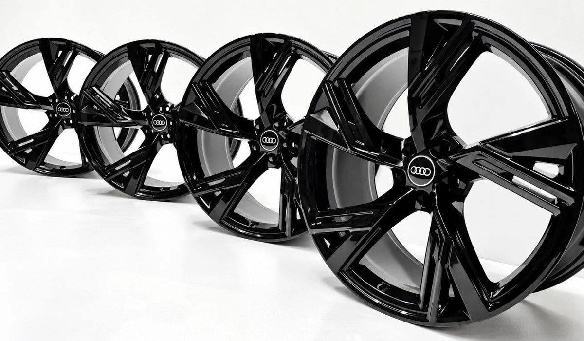 22” Audi RS6 RS7 SQ8 Factory OEM Gloss Black Wheels Rims 12069 95161