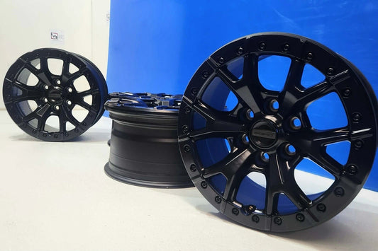 17" FORD RAPTOR F-150 BEADLOCK WHEELS RIMS 37” PACKAGE Factory OEM Stock BLACK