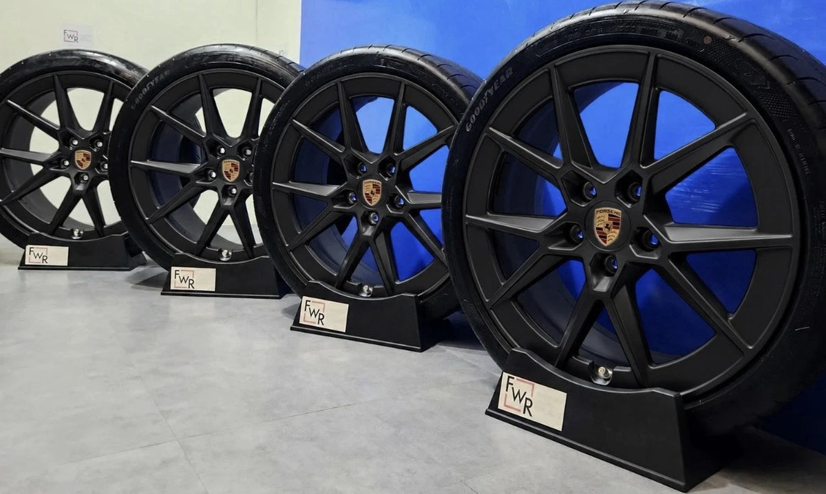20" 21" Porsche 992 992.2 II Factory OEM Carrera S GTS C2 C4 Wheels Satin Black