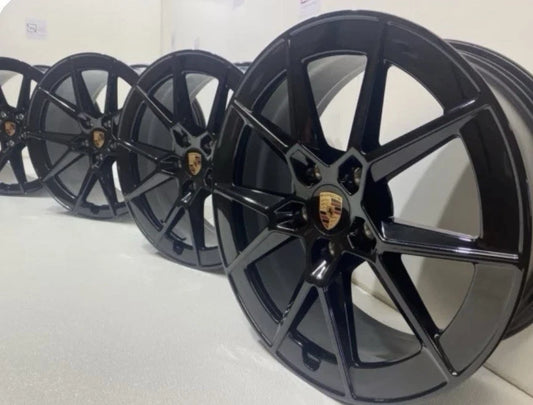 20” 21 “ Porsche 992 II Factory OEM Carrera S GTS C2 C4 rims Wheels Gloss Black
